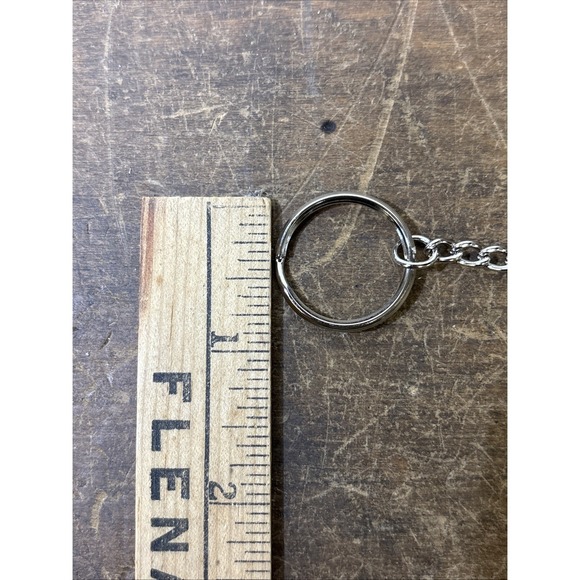 Lucky Pig Lottery Scratcher Silver Toned Keychain Lincoln Penny Boar - Picture 6 of 7